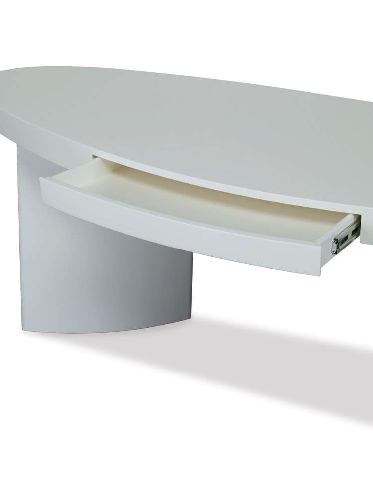 Century Furniture - Cadence White Writing Desk - White - CAA-761 veiw 3