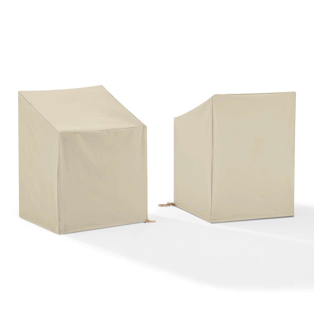Crosley Furniture - 2Pc Outdoor Dining Arm Chair Furniture Cover Set Tan - 2 Dining Arm Chairs - CO7509-TA veiw 1