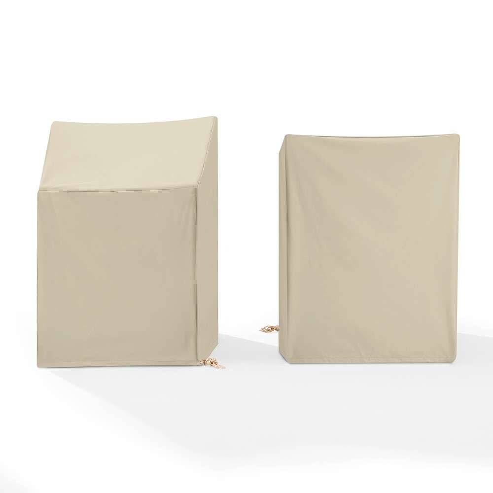 Crosley Furniture - 2Pc Outdoor Dining Arm Chair Furniture Cover Set Tan - 2 Dining Arm Chairs - CO7509-TA veiw 4