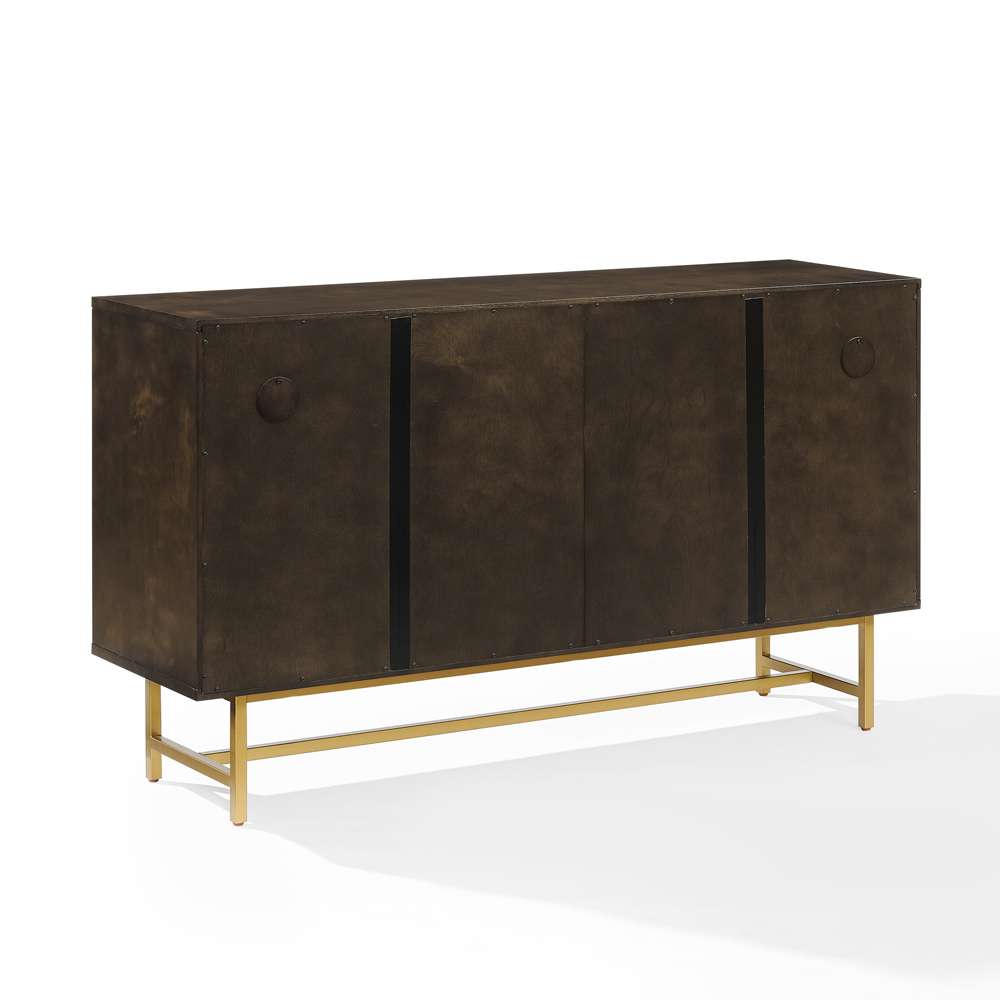Crosley Furniture - Blair Sideboard Dark Brown/Gold - CF4220-BR veiw 10