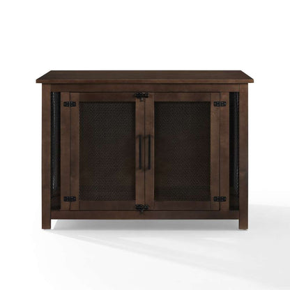 Crosley Furniture - Dane Credenza Dog Crate Brown - CF4504-BR veiw 6