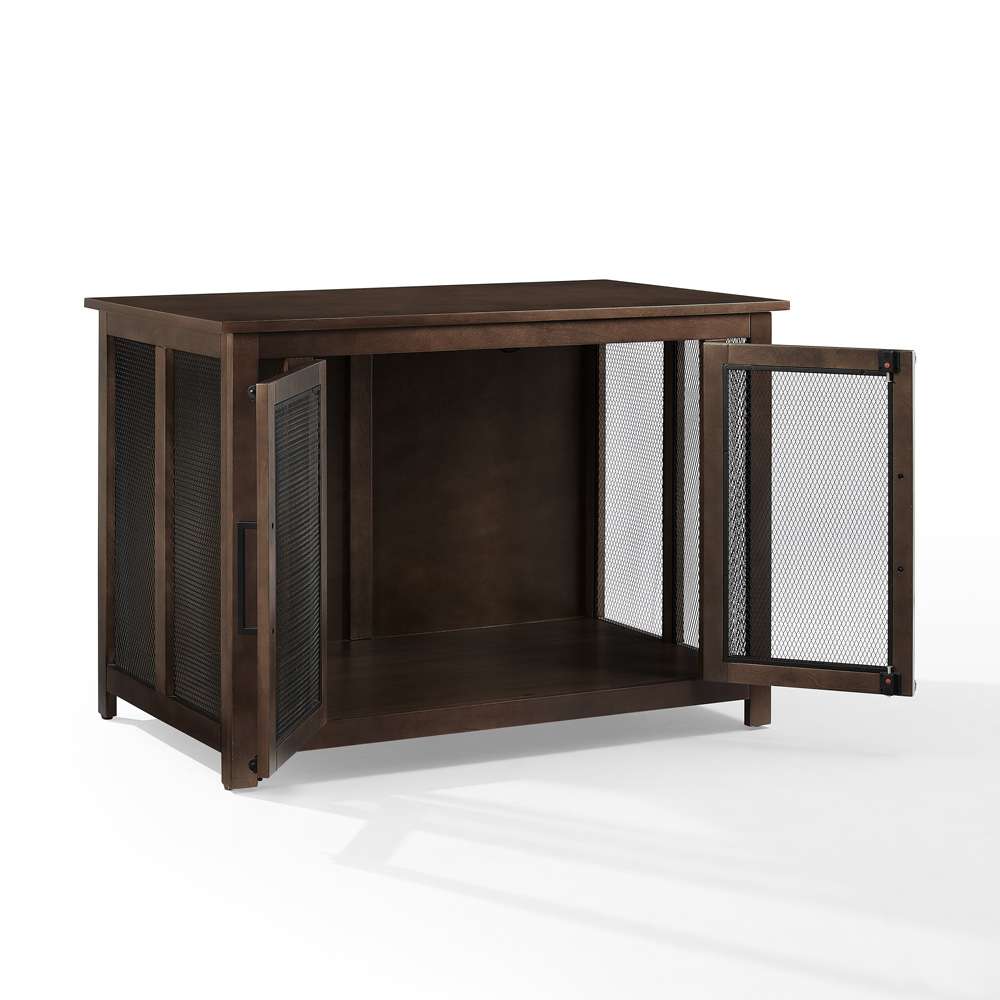Crosley Furniture - Dane Credenza Dog Crate Brown - CF4504-BR veiw 7
