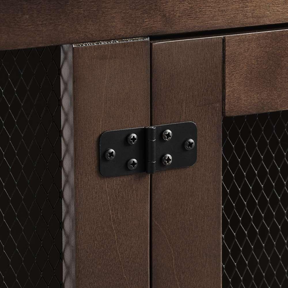 Crosley Furniture - Dane Credenza Dog Crate Brown - CF4504-BR veiw 9