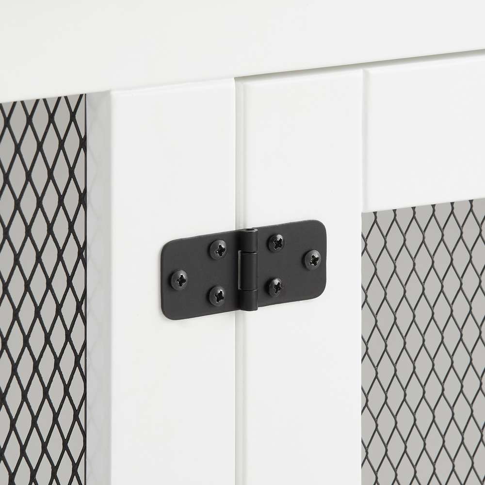 Crosley Furniture - Dane Credenza Dog Crate White - CF4504-WH veiw 9