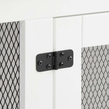 Crosley Furniture - Dane Credenza Dog Crate White - CF4504-WH veiw 9
