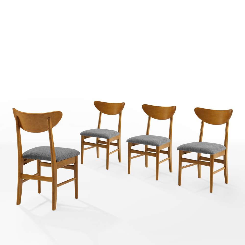 Crosley Furniture - Landon 4-Piece Wood Dining Chair Set Acorn - 4 Chairs - KF20034AC veiw 1