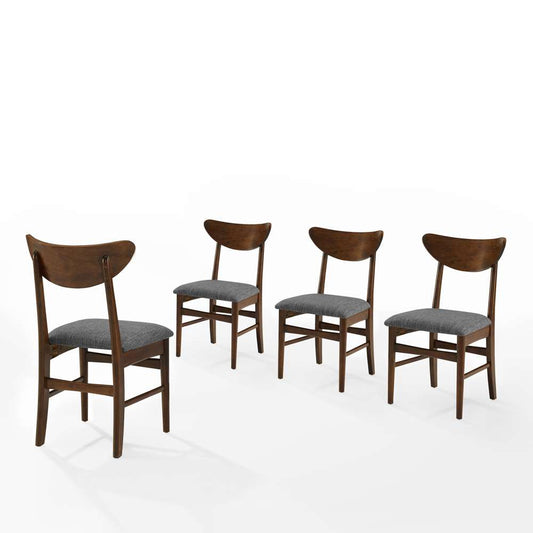 Crosley Furniture - Landon 4-Piece Wood Dining Chair Set Acorn - 4 Chairs - KF20034MA veiw 1
