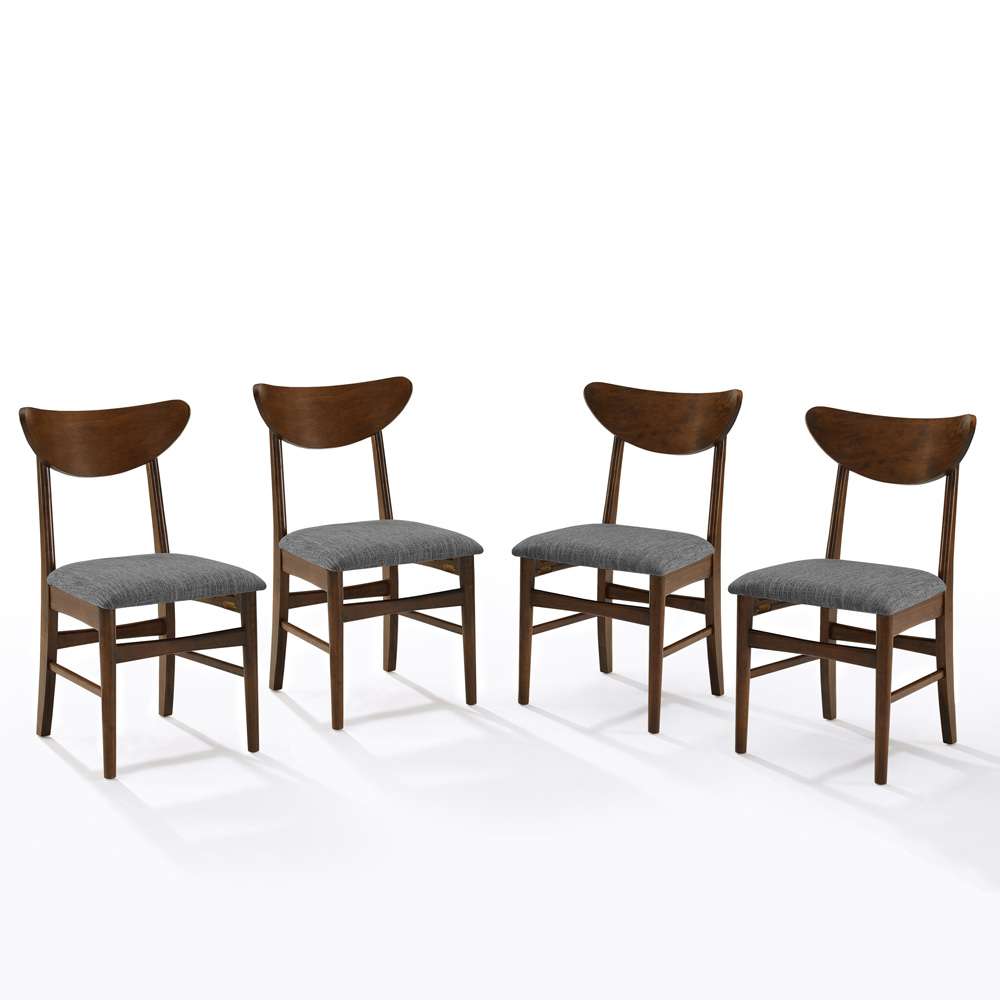 Crosley Furniture - Landon 4-Piece Wood Dining Chair Set Acorn - 4 Chairs - KF20034MA veiw 4