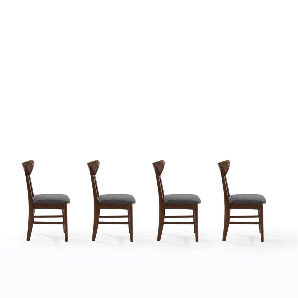 Crosley Furniture - Landon 4-Piece Wood Dining Chair Set Acorn - 4 Chairs - KF20034MA veiw 5