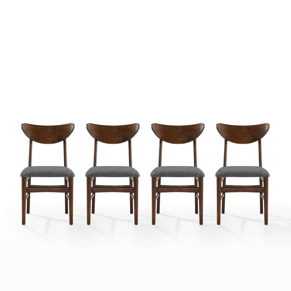 Crosley Furniture - Landon 4-Piece Wood Dining Chair Set Acorn - 4 Chairs - KF20034MA veiw 6