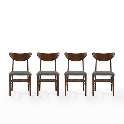 Crosley Furniture - Landon 4-Piece Wood Dining Chair Set Acorn - 4 Chairs - KF20034MA veiw 6