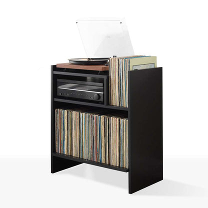 Crosley Furniture - Portland Record Player Stand Record Player Stand - CF1145-BK veiw 6
