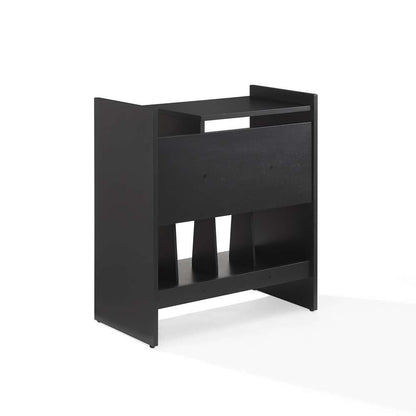 Crosley Furniture - Portland Record Player Stand Record Player Stand - CF1145-BK veiw 7