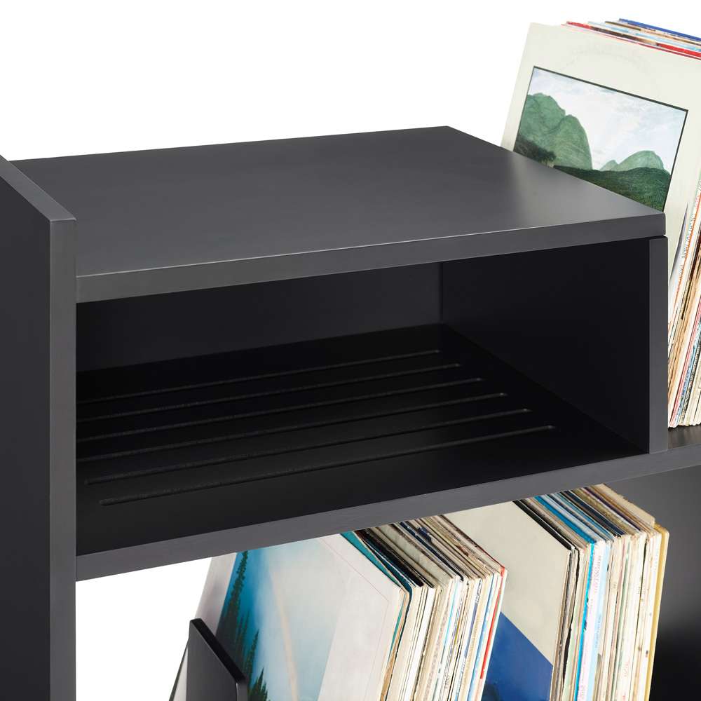 Crosley Furniture - Portland Record Player Stand Record Player Stand - CF1145-BK veiw 10