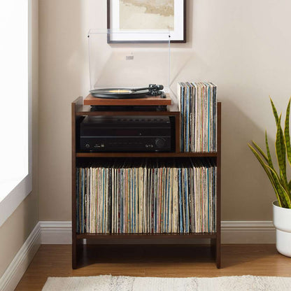 Crosley Furniture - Portland Record Player Stand Record Player Stand - CF1145-BR veiw 3
