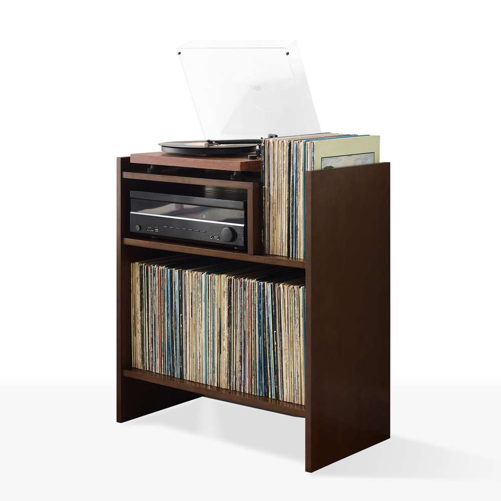 Crosley Furniture - Portland Record Player Stand Record Player Stand - CF1145-BR veiw 6