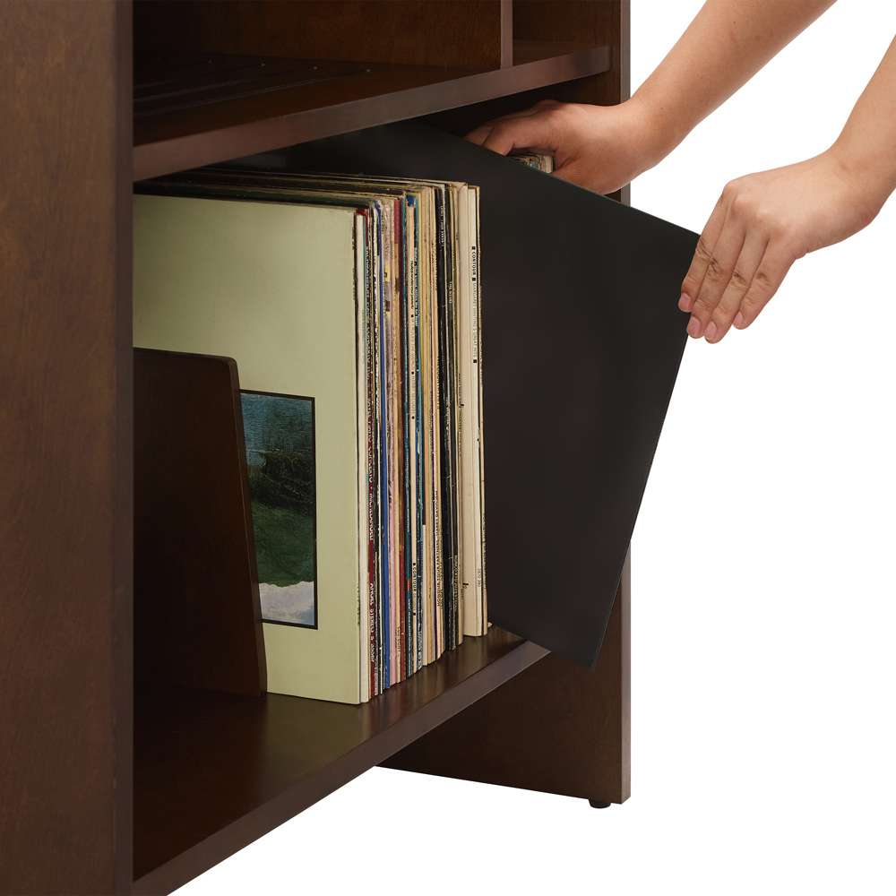 Crosley Furniture - Portland Record Player Stand Record Player Stand - CF1145-BR veiw 8