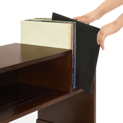 Crosley Furniture - Portland Record Player Stand Record Player Stand - CF1145-BR veiw 9