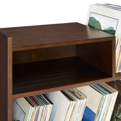 Crosley Furniture - Portland Record Player Stand Record Player Stand - CF1145-BR veiw 10