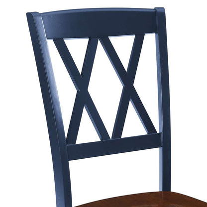 Crosley Furniture - Shelby 2-Piece Dining Chair Set Navy - 2 Chairs - CF501018-NV veiw 8