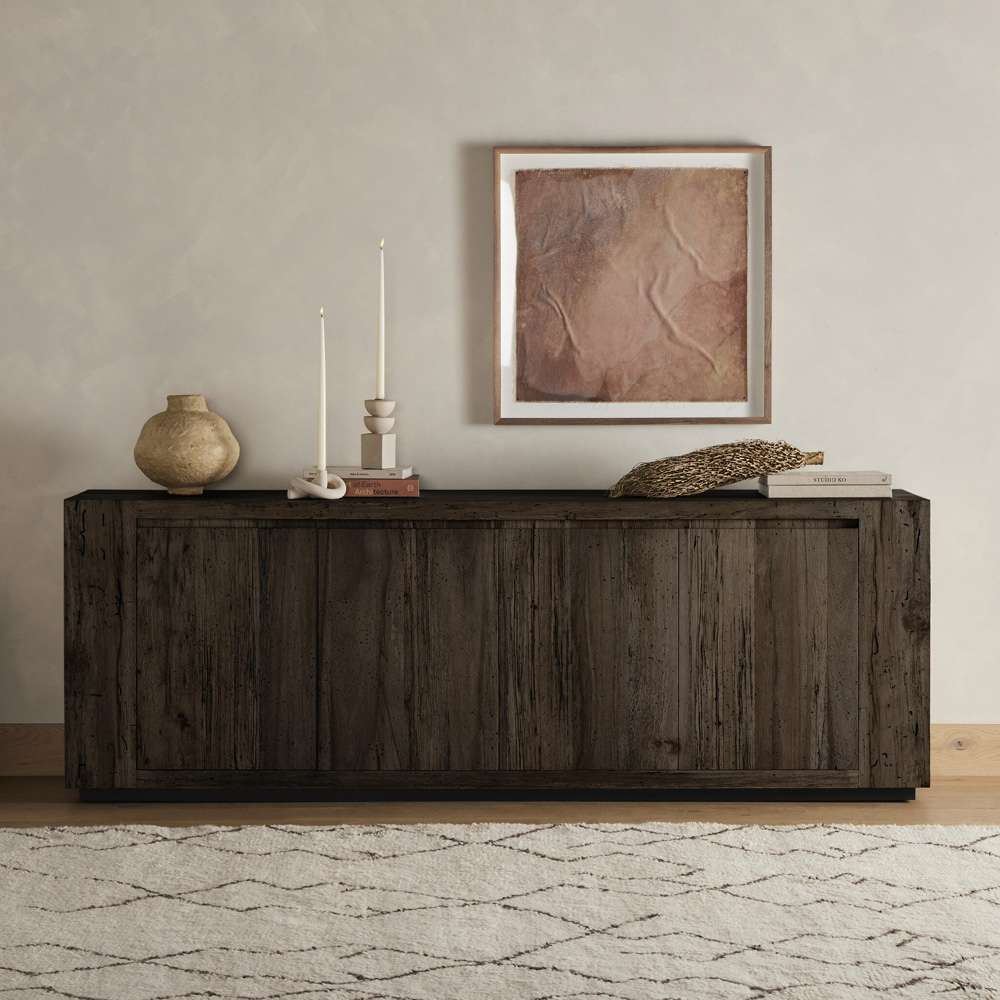 Four Hands - Abaso Sideboard - Ebony Rustic Wormwood Oak - 229169-003 veiw 5