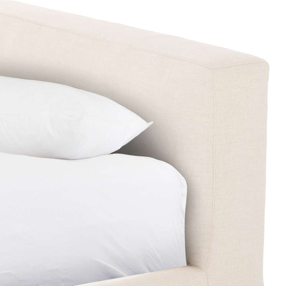 Four Hands - Aidan King Slipcover Bed - Brussels Natural - 234707-001 veiw 5