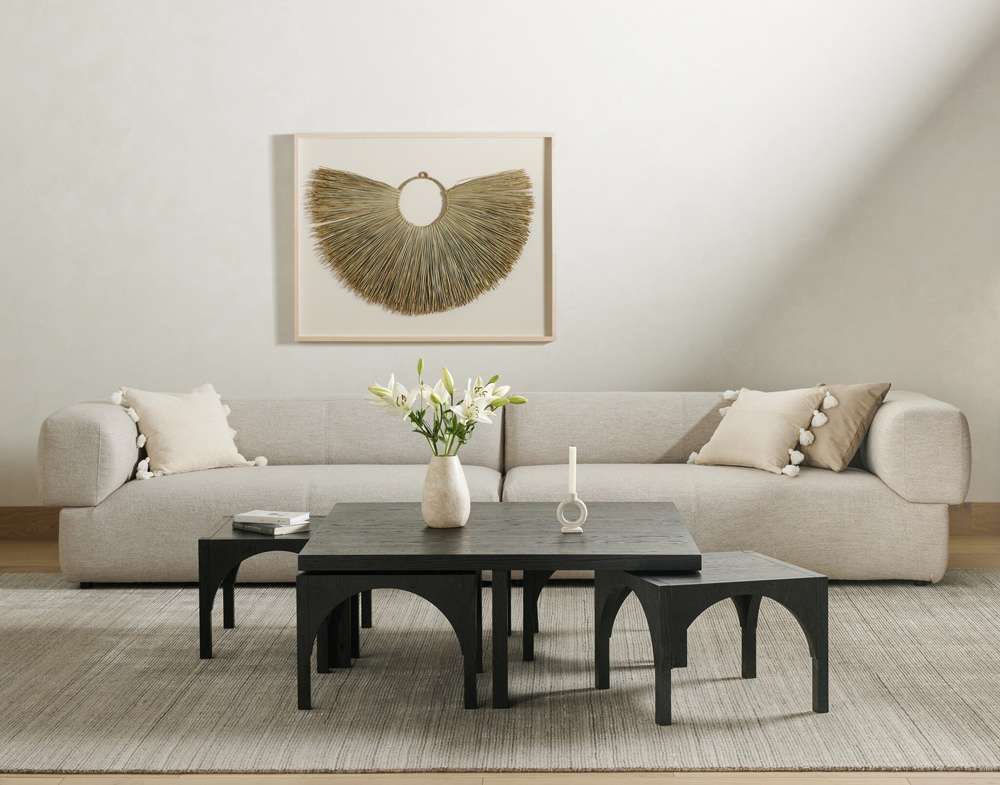 Four Hands - Amara Coffee Table - Black Oak Veneer - 224822-002 veiw 3