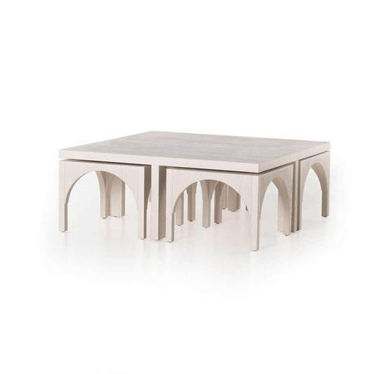 Four Hands - Amara Coffee Table - Off White Oak - 224822-001 veiw 1