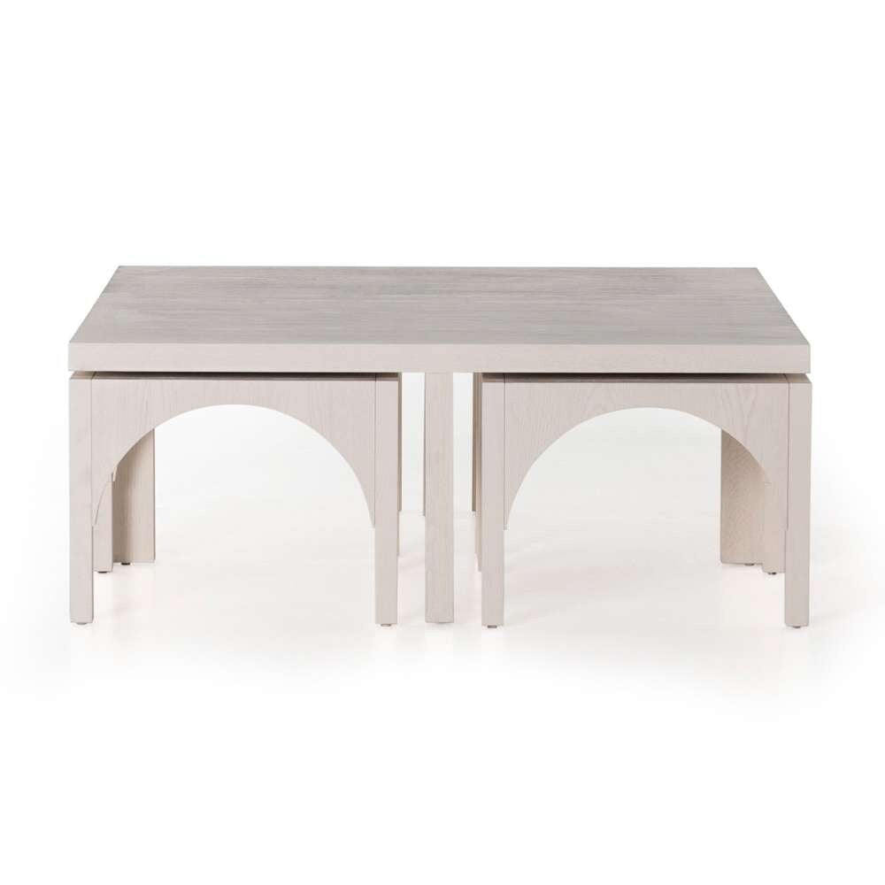 Four Hands - Amara Coffee Table - Off White Oak - 224822-001 veiw 3