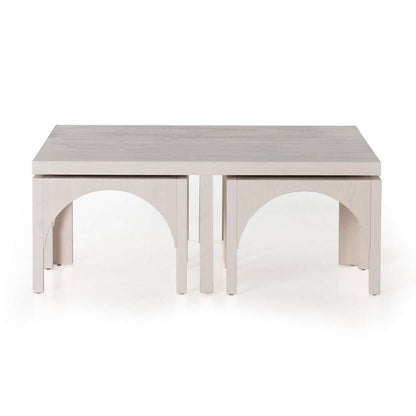 Four Hands - Amara Coffee Table - Off White Oak - 224822-001 veiw 3