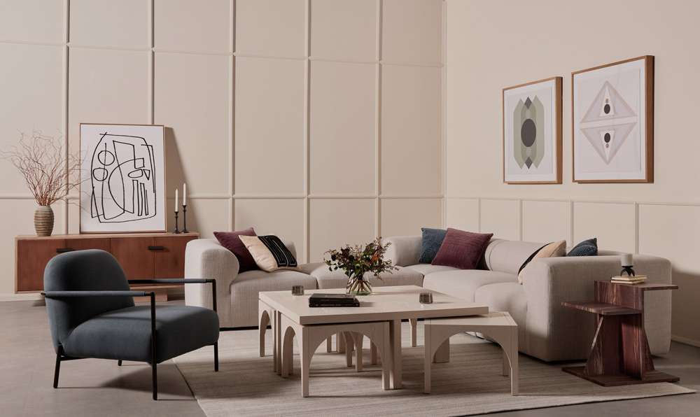 Four Hands - Amara Coffee Table - Off White Oak - 224822-001 veiw 4