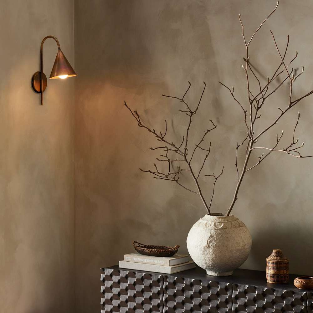 Four Hands - Asher - Janna Sconce - Light Antique Brass - 237941-002 veiw 5