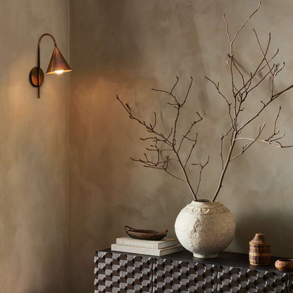Four Hands - Asher - Janna Sconce - Light Antique Brass - 237941-002 veiw 5