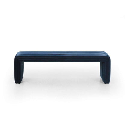 Four Hands - Augustine Bench - Sapphire Navy - 230152-003 veiw 3