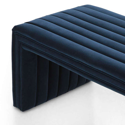 Four Hands - Augustine Bench - Sapphire Navy - 230152-003 veiw 7