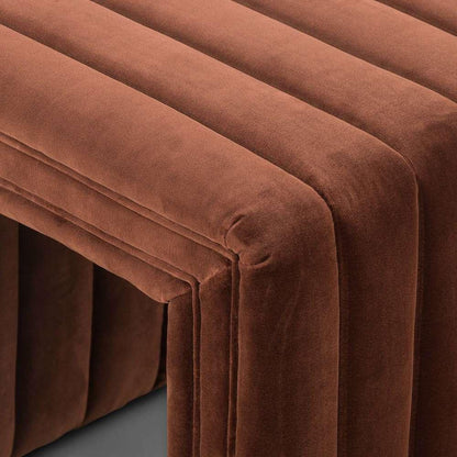 Four Hands - Augustine Ottoman-21in - Surrey Auburn - 108563-006 veiw 5
