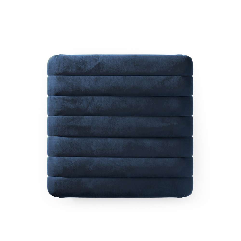 Four Hands - Augustine Ottoman-21in - Sapphire Navy - 108563-005 veiw 6