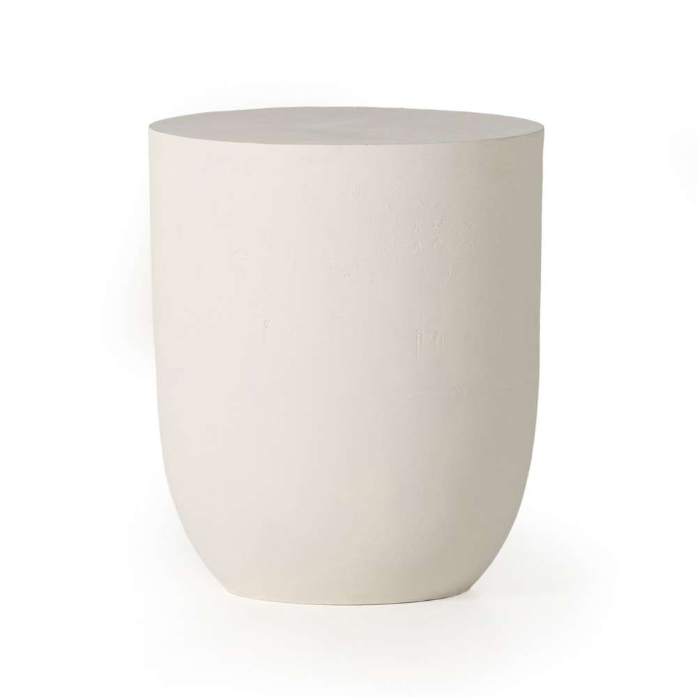 Four Hands - Basil Outdoor Drink Table - Matte White Cast Aluminum - 229987-003 veiw 1