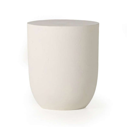 Four Hands - Basil Outdoor Drink Table - Matte White Cast Aluminum - 229987-003 veiw 1