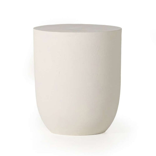 Four Hands - Basil Outdoor Drink Table - Matte White Cast Aluminum - 229987-003 veiw 1