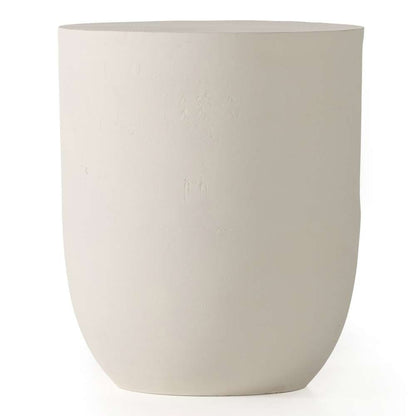 Four Hands - Basil Outdoor Drink Table - Matte White Cast Aluminum - 229987-003 veiw 5