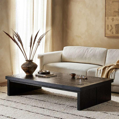 Four Hands - Bennett - Warby Coffee Table - Worn Black Oak - 235178-003 veiw 7