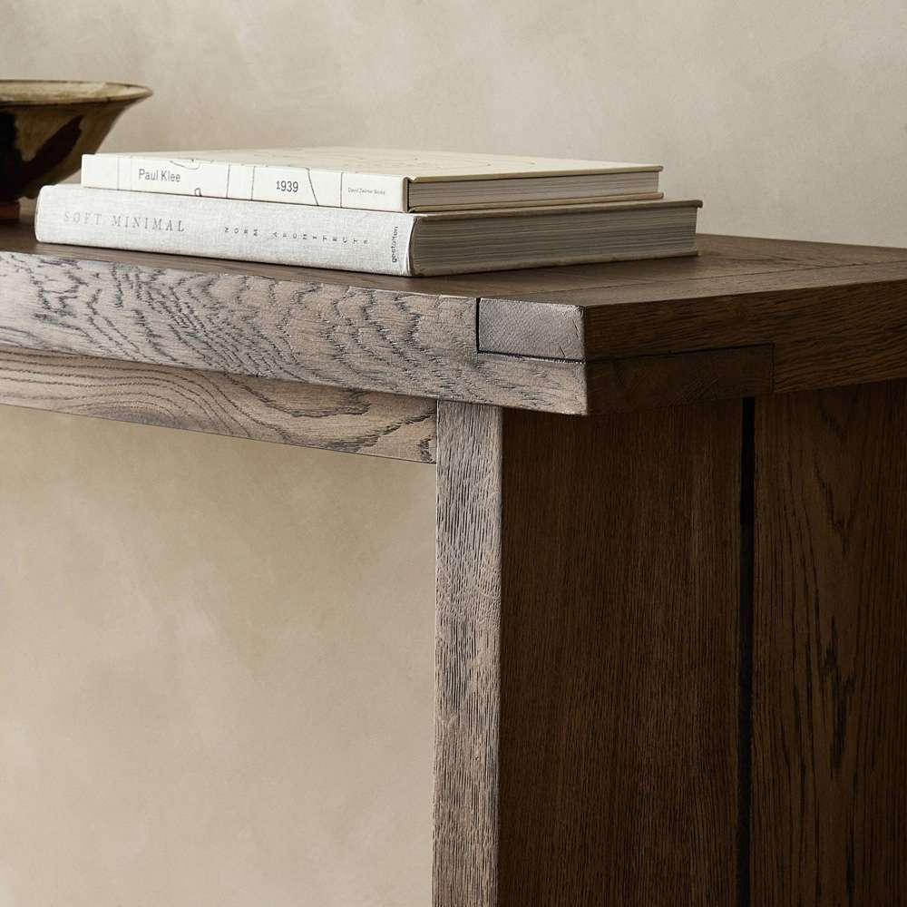 Four Hands - Bennett - Warby Console Table - Worn Oak Veneer - 235177-002 veiw 7