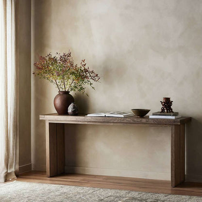 Four Hands - Bennett - Warby Console Table - Worn Oak Veneer - 235177-002 veiw 9