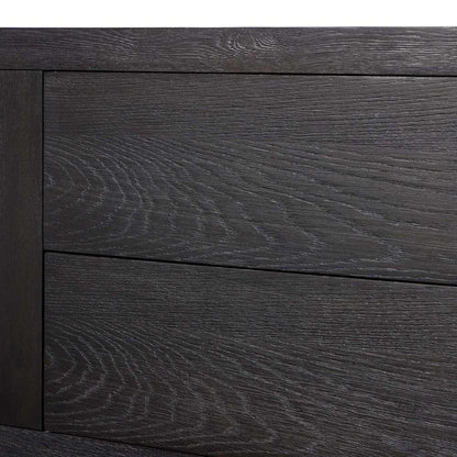 Four Hands - Bennett - Warby Media Console - Worn Black Oak - 236405-003 veiw 6