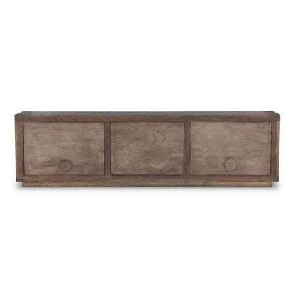 Four Hands - Bennett - Warby Media Console - Worn Oak - 236405-002 veiw 2