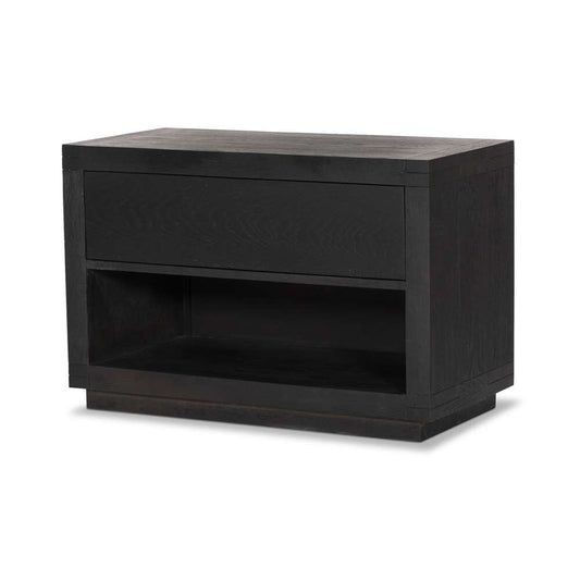 Four Hands - Bennett - Warby Nightstand - Worn Black Oak - 235362-003 veiw 1