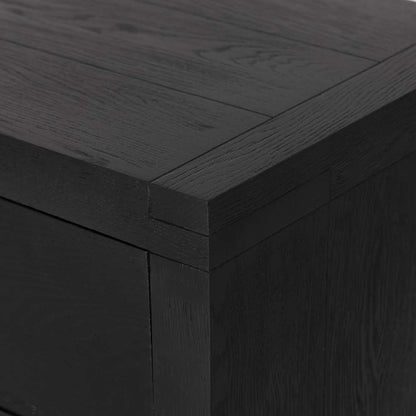 Four Hands - Bennett - Warby Nightstand - Worn Black Oak - 235362-003 veiw 3