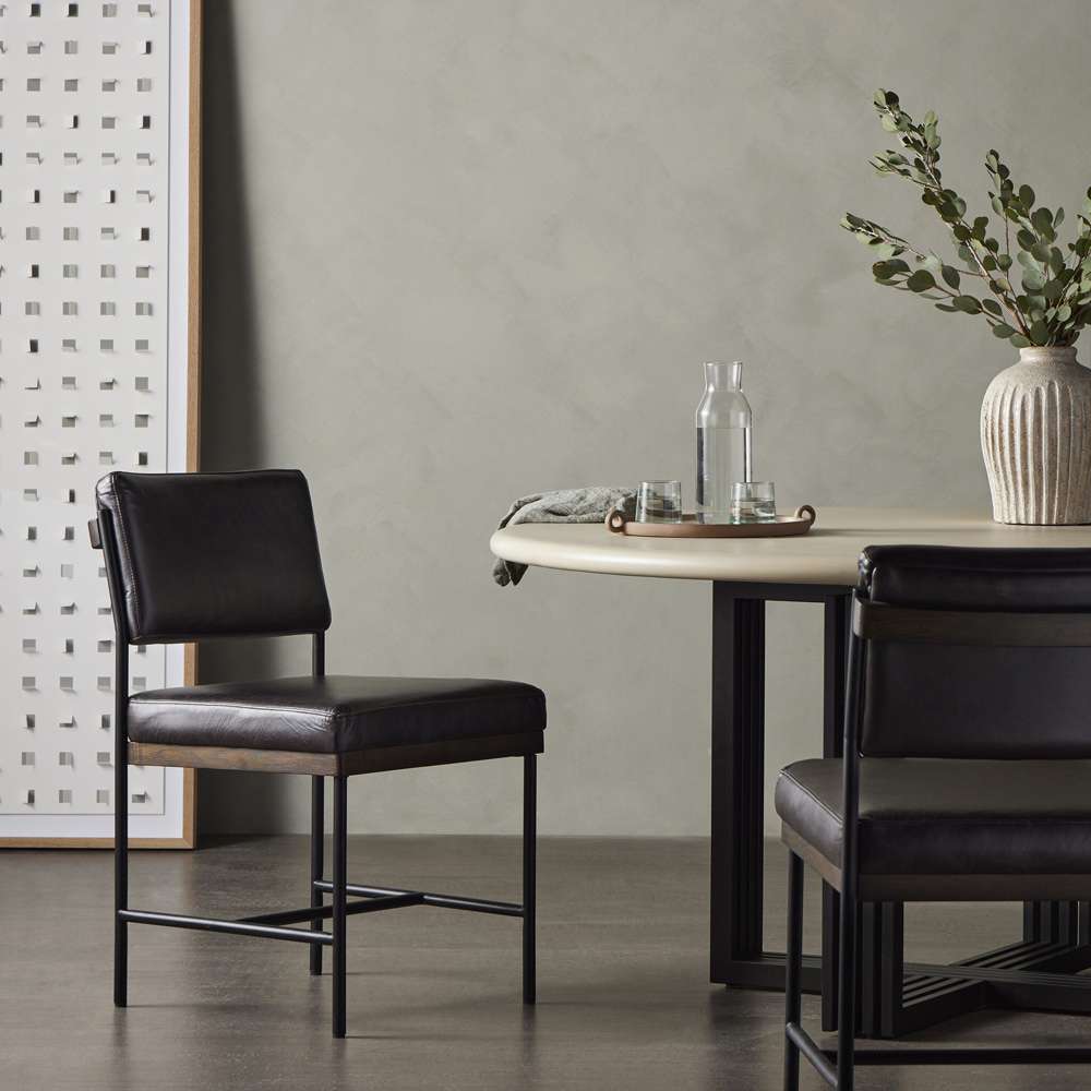 Four Hands - Benton Dining Chair - Sonoma Black - 109317-006 veiw 4