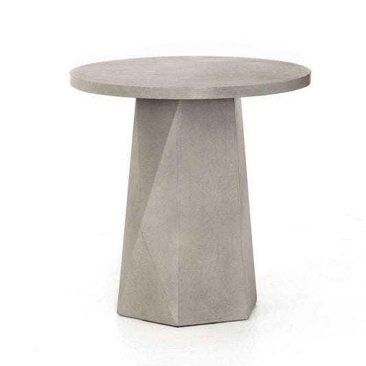 Four Hands - Bowman Outdoor End Table - Grey Concrete - VTHY-039 veiw 1